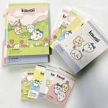 1 Set Cute Cartoon Healing Style Portable Study Notebook, Self-Deprecating Bear Notebook, High-Quality Planner Gift Set, Suitable For New Year, Valentine's Day, Easter And Other Holidays - Multicolor - View 7