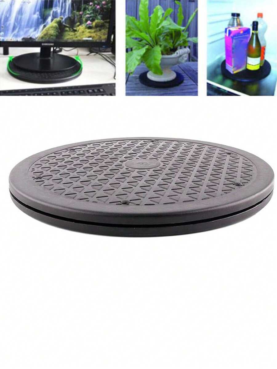 1 pieza Herramienta plana de escultura de arcilla con plataforma giratoria de cerámica, plataforma giratoria de plástico para arreglos florales, computadora, cerámica, escultura de arcilla, exhibición de productos, ideal para cocina y comedor, monitores planos, televisores, altavoces, bonsái y exhibición de estatuas