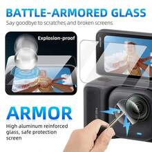 6pcs 9H Tempered Glass Screen Protector For Insta360 Go Ultra Camera Lens, Suitable For Insta 360 Go Ultra Accessories (3 Sets) - View 4
