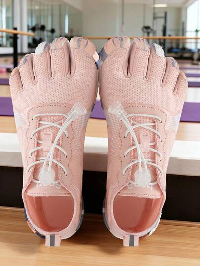 TOLLN 女士五趾鞋，软底防滑瑜伽鞋，透气室内普拉提健身多功能训练鞋，适合舞蹈