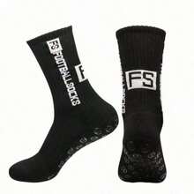 Letter Pattern Anti-Slip Soccer Socks - Multicolor - View 7