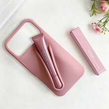 High Quality Soft Touch Silicone Lip Gloss Holder Phone Case For IPhone 17 16 15 14 Pro Max/Pro 16 15 14 Plus 17 Air 15 14, Shockproof & Anti-Drop Back Cover - 吐司 - 查看 6