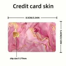 2026 New Arrival Credit/Bank Card Decoration Stickers, Creative Flowing Glitter Texture - Multicolor - View 6