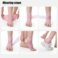 1pc Ankle Brace For Women Men, Adjustable Ankle Support Brace Compression Ankle Brace Sleeve Wrap, Ankle Stabilizer Brace For Sports Running Volleyball, Youth Support - Multicolor - View 7
