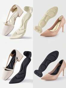2 Pairs Women's Non-Slip Heel Cushions, Adjustable Insoles To Prevent Foot Pain For High Heels - Insole - View 1