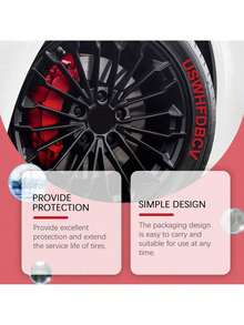 Homonth 4 Piezas Plumones para Pintar Llantas de Carro, Rojo - Marcador de Tinta Resistente al Agua para DIY, Kit de Reparación y Personalización de Neumáticos,regalos para hombres y mujeres adecuados para San Valentín, Año Nuevo, Día del Padre,cumpleaños, bodas y fiestas,accesorios para carro,accesorios para moto,carro,accesorios para carro mujer,ofertas,Envío Gratis - Rotulador de neumático rojo - Ver 7