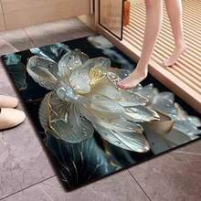 1 tấm thảm trải sàn phòng tắm, thích hợp cho phòng tắm, nhà bếp, phòng khách, quán cà phê, quán bar, sân vườn và các dịp khác, vật dụng chăm sóc cá nhân thiết yếu và là lựa chọn quà tặng tuyệt vời. - (3) - Xem 9