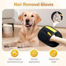 2 Bộ Găng Tay Loại Bỏ Lông Rụng Cho Thú Cưng, Găng Tay Chăm Sóc Lông Thú Cưng Hiệu Quả Cao Được Nâng Cấp Năm 2025, Có Thể Tái Sử Dụng, Thích Hợp Cho Đồ Nội Thất, Thảm, Ghế Xe Ô Tô, Chăm Sóc Lông Thú Cưng. - Nhiều màu - Xem 2