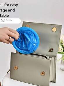 1/10/20pcs Disposable Vomit Bags, Portable Vomit Bags With Scale - Suitable For Car, Travel Airplane, Emergency Kit, Can Be Used For Car Cleaning And Motion Sickness Treatment, Especially Suitable For Back To School Season - Multicolor - View 2