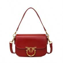 Versatile One-Shoulder Crossbody Bag Small Square Bag - 紅色 - 查看 1