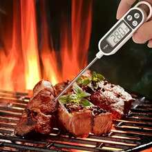 Termómetro Digital para alimentos, lectura en tiempo Real, termómetro para carne y bebidas con pantalla LCD y sonda, termómetro electrónico para cocina RVNE - Blanco - Ver 4