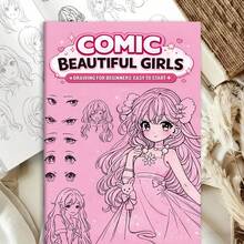 32 Pages Anime Character Line Drawing Book, Anime Character Line Drawing Beginner's Guide, Anime Girl Line Drawing Sketchbook, Easy Outline Sketching, Includes Clear Outline Templates, Provides Tracing Techniques And Color Mixing Material Practice, High-Quality Sketch Paper - Suitable For Boys And Girls Ages 3+, Beginner Artists And Cartoonists, Step-By-Step Instruction - Great For Home Learning, Art Class And Professional Practice. - Multicolor - View 12