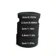 Dây đai nylon màu đen dài 10m/393,7 inch, dây đai nylon chịu lực cao dùng để buộc, làm đồ thủ công DIY, sửa chữa, cố định. - A - Xem 2