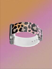 1条渐变豹纹柔软弹性透气替换表带，适用于三星、荣耀等智能手表，尺寸可选38mm、40mm、41mm、42mm、46mm、45mm、44mm、49mm；时尚休闲硅胶表带，适用于 Ultra SE/11/10/9/8/7/6/5/4/3/2/1 - 彩色 - 查看 5