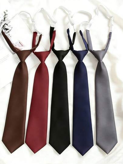 עניבת מתכווננת לתלבושת בית ספר קלאסית אחת לנשים, מתאימה לחגים, מסיבות והופעות, פסטיבלים, טיולים