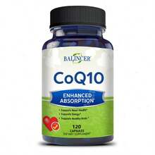 La coenzima Q10 orgánica y de alta absorción mantiene la salud vascular, repone la energía y promueve la salud cerebral - 120 cápsulas - Ver 7