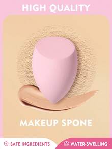 9PCS Makeup Tools Set Including:6PCS Makeup Sponges+3PCS Triangle Powder Puffs - Multicolor - View 3