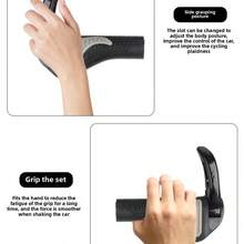 Mountain Bike Handlebar Sleeve | Lightweight Design, Easy To Install, Ergonomic, Anti-Slip And Shock-Absorbing | Suitable For Mountain Biking, Off-Road Riding And Daily Commuting, Essential Accessory - Multicolor - View 5