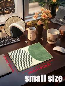3.5mm Thick Rubber Linen Kitchen Mat, Modern Patchwork Style With Black Stripe Pattern, Waterproof And Easy To Clean Kitchen Rug, Suitable For Kitchen, Bathroom, Laundry Room, Hallway And Living Room - Multicolor - View 12