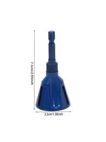 1 st gradningsverktyg, spännhylsborr, fasningsverktyg för metallfräs, slipvinkeltrimning, lämplig för olika spännhylsborrverktyg - Multifärgad - Visa 3