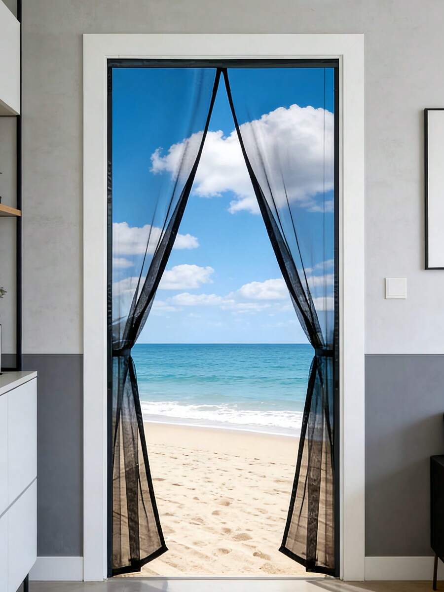 Cửa lưới từ tính tự đóng kín không mối nối – Rào chắn muỗi hiệu quả, an toàn cho trẻ em và thú cưng, đóng mở không cần dùng tay, màn chống muỗi cho cửa sổ.