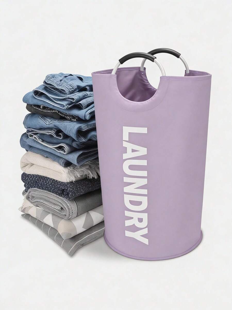 1/2pcs 92L Large-Capacity Foldable Laundry Basket | Collapsible Laundry Bag | Tall, Upright Clothing Storage Hamper | Foldable Laundry Bin | Bathroom Storage Basket | Storage Hamper