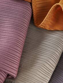 端庄优雅的女士奢华水钻装饰针织头巾，透气穆斯林头巾 - 彩色 - 查看 5