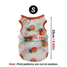 1pc Spring/Summer Cartoon Outdoor Pet Cooling Vest, Breathable & Cool Design, Suitable For Rabbits & Small Pets, Home & Outdoor Cooling Vest - Multicolor - View 7