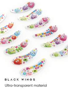BLACKWINGS 1 Cặp/6 Cặp Miếng Đệm Tách Mi Thiết Kế Nguyên Bản, Miếng Đệm Nâng Mi Nối, Bộ Dụng Cụ Nâng Mi Tái Sử Dụng, Miếng Đệm Uốn Mi, Miếng Đệm Nâng Mi Silicone - Nhiều màu - Xem 5