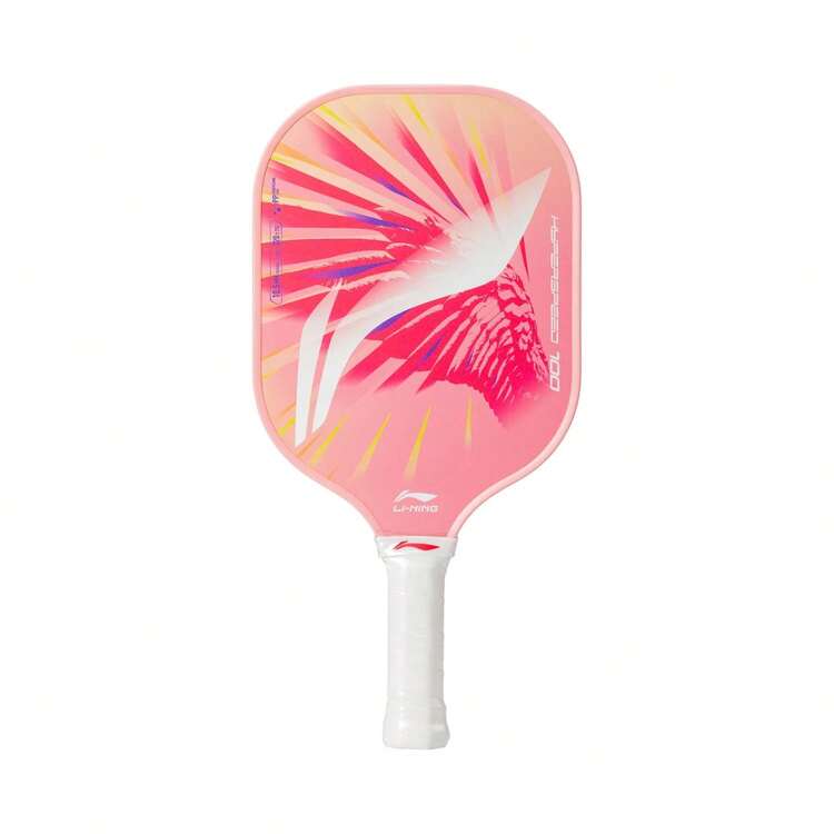 Li-Ning HYPERSPEED 100 Pickleball Racket, 220g Lightweight Fiberglass Core Training Racket, ACPV073 ACPV075 - Pink - View 3