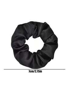 1/2pcs Vintage Elegant Fabric Rhinestone Flower Elastic Hair Scrunchies, Fashion Women Hair Accessories, Flower Hair Scrunchie And Elastic Hair Scrunchies, Best Gift Choice For Valentine's Day Ponytail Holders Scrunchy - Multicolor - View 11