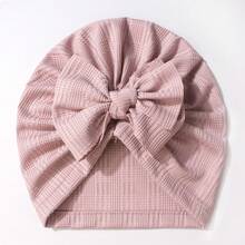 1 pieza Sombrero de niña pequeña, Sombrero con lazo, Vestido de primavera para niña pequeña, Sombrero delgado, Sombrero suave, decoración para celebración de aniversario y días festivos, Conjunto de primavera para niña pequeña, Sombrero con lazo, disponible en múltiples colores, adecuado tanto para el hogar como para salir - Multicolor - Ver 11