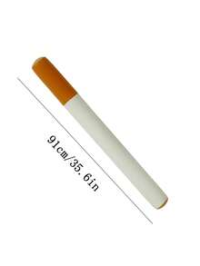 2pcs/1pc Inflatable Cigarette Shaped PVC Pool Float, Water Floating Toy, Pool Party Supplies - Cigarette Props - View 4