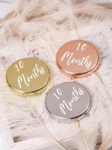 Personalized Compact Mirror, Bridesmaid Gifts, Birth Flower Makeup Mirror,Pocket Mirror For Her,Bridesmaid Thank You Gift,Bridal Shower Gift - Multicolor - View 8