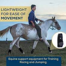High Elastic Breathable Horse Leg Protectors, Shock-Absorbing & Wear-Resistant PU Riding Boots, Battery-Free Equestrian Gear Providing Comprehensive Leg Protection For Horses, Balancing Quality, Durability And Comfort For Safer And More Relaxed Riding - Style A - View 9