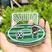FIFA FIFA Giá đỡ điện thoại bằng acrylic chủ đề World Cup, thiết kế sân bóng đá độc đáo, giá đỡ để bàn đa năng, phụ kiện thể thao, phụ kiện kỹ thuật số, giá đỡ hoạt hình tối giản dành cho người hâm mộ thể thao, hỗ trợ sử dụng hàng ngày tại văn phòng và khi xem trực tuyến, giá đỡ để bàn độc đáo. - Nhiều màu - Xem 2