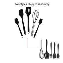 5pcs Silicone Kitchen Utensil Set, Heat Resistant Baking Tools Including Spatula, Basting Brush, Whisk, Long Handle, Suitable For Cooking, Baking And Grilling - View 16