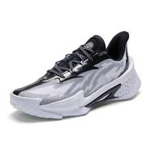 Under Armour Giày bóng rổ thường ngày nhẹ và thoải mái mùa xuân 2026 3027983-101, Unisex - Trắng/Đen - Xem 3