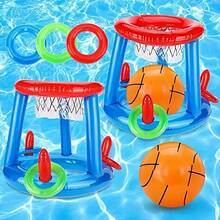 1. Bể bơi bơm hơi cong, bền và an toàn hơn, phao bơi PVC, thích hợp cho giải trí mùa hè, thiết kế bãi biển nhiệt đới với cây cọ và mây, bể bơi bơm hơi. - nhiều màu - Xem 4