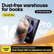 自动防尘钢化玻璃屏幕保护膜，兼容苹果 17 Pro Max/17 Pro/17/16/15/14/13/12/11，高清全屏防指纹防爆手机保护膜 - 防窺 - 查看 6