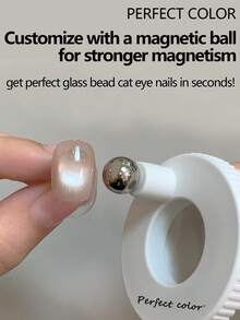 2026 Upgraded 360° Rotating Cat Eye Magnetic Tool, Evenly Strong Magnet Cat Eye Nail Tool, Excellent Light Absorption, Easy To Create Glossy Effect, Suitable For DIY Beginners (White), Recommended Perfect Color - Multicolor - View 4