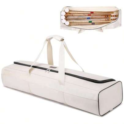 Juego de bolsa de transporte de croquet