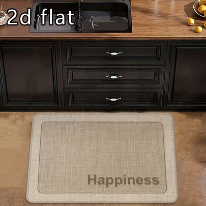 1 pezzo/2 pezzi/3 pezzi Tappetino da cucina invernale grigio sole - Brezza profumata ascoltando la pioggia, Tappetino da letto brand Winter Sunshine morbido e confortevole, Tappetino da cucina assorbente antiscivolo, Tappetino da camera da letto morbido e fresco, Tappetino per ingresso antipolvere, Adatto per corridoio, soggiorno, cucina, area lavanderia, facile da pulire