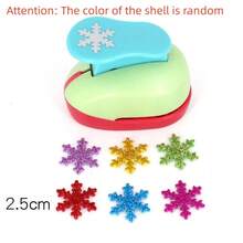 Random Color Flower Furador 7*6*4cm Diy Paper Cut Eva Foam Maker Puncher Scrapbooking Labor Saving For Hole Punch Embossing - Multicolor - View 35