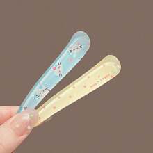 2pcs/Set Cute Sweet Polka Dot Kitten Hair Clips, Side Bangs Duck Mouth Hairpins - Multicolor - View 10