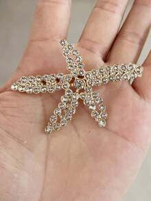 Women's Sweet And Elegant Star Pearl Fully Studded Hair Clip, Lightweight And Portable Anti-Slip Durable, Suitable For Daily Or Beach Date Fashion Accessory, Perfect Gift For Friends And Family On Vacation,Summer,Holiday,Travel, Head Accessories - Multicolor - View 5