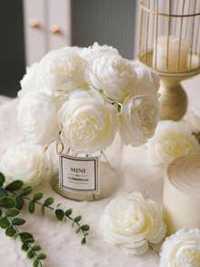 Artificial Flowers - White - View 1