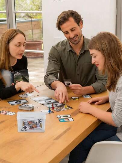 Hộp đựng thẻ bằng nhựa trong suốt (1/2/4 chiếc), hộp đựng bài tây, thích hợp để chơi bài, chơi game, đựng thẻ ID, luyện tập, đựng danh thiếp, chống nước, nắp lật, dùng cho các trò chơi bài, tiệc tùng, sử dụng tại nhà và trên bàn làm việc.