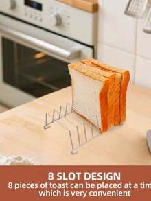 2 giá nướng bánh mì bằng thép không gỉ, giá nướng bánh mì tại nhà - Xem 1