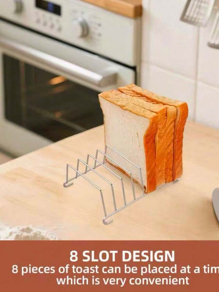 2 giá nướng bánh mì bằng thép không gỉ, giá nướng bánh mì tại nhà - Xem 1